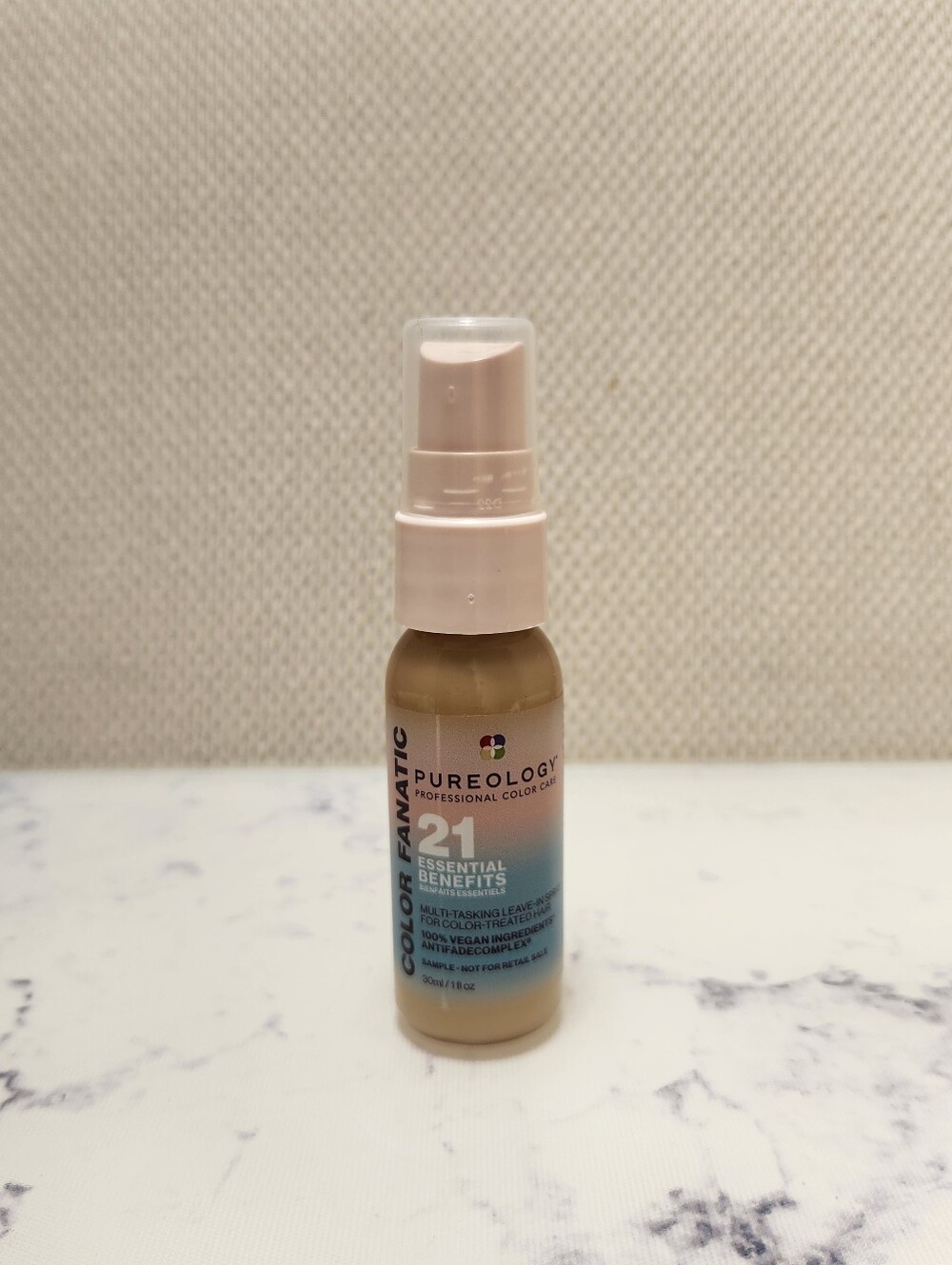 Pureology Color Fanatic 21 Essential Benefits Leave In Spray Travel Size 1 Oz